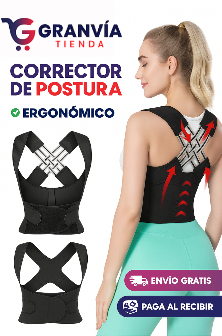Corrector de postura Ortopédico Unisex