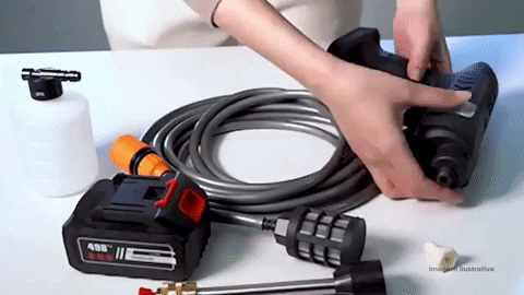 Hidrolavadora Portatil + Mini Aspiradora DE REGALO