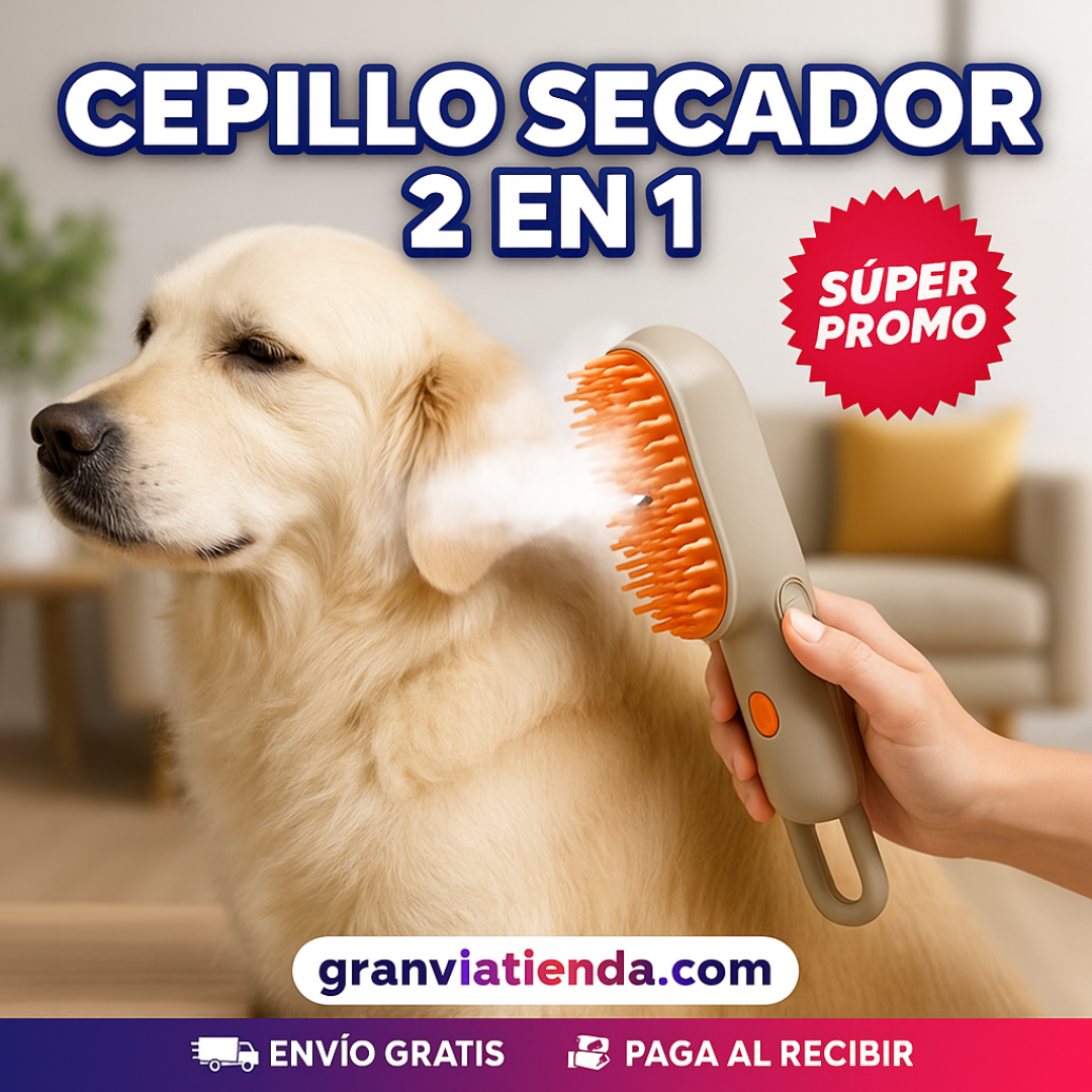 Cepillo SPA de Vapor para Mascotas