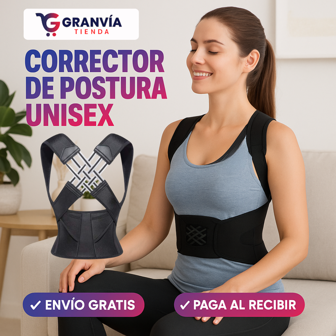 Corrector de postura Ortopédico Unisex
